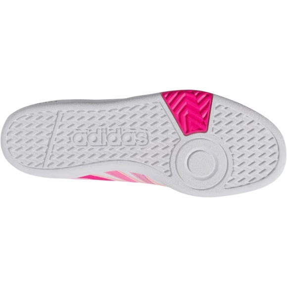 Adidas Hoops 4.0 Sneakers / Shoes - NEW Womens 7.5 White / Pink - #48543-FLR - Picture 5 of 5